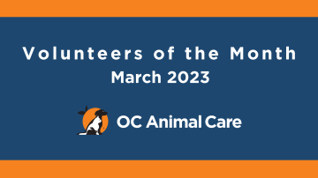 March 2023 Volunteers of the Month