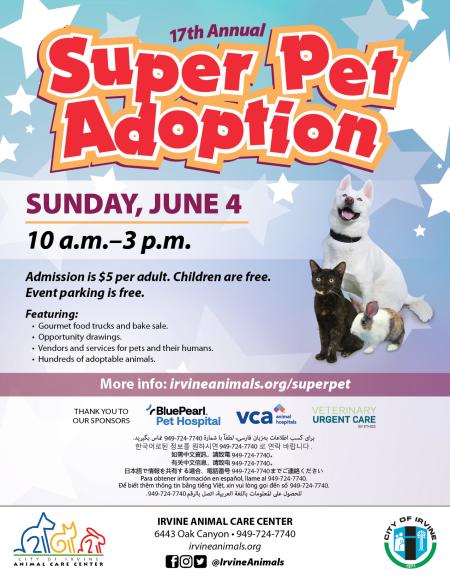 2023 Irvine Super Adoption Fundraiser