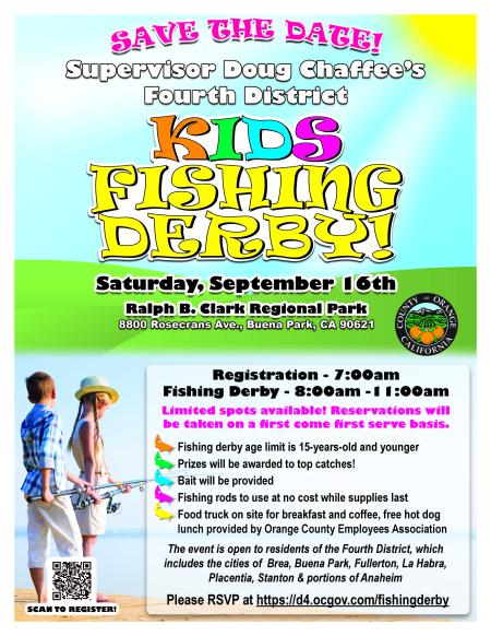 Fall 2023 Fishing Derby Flyer