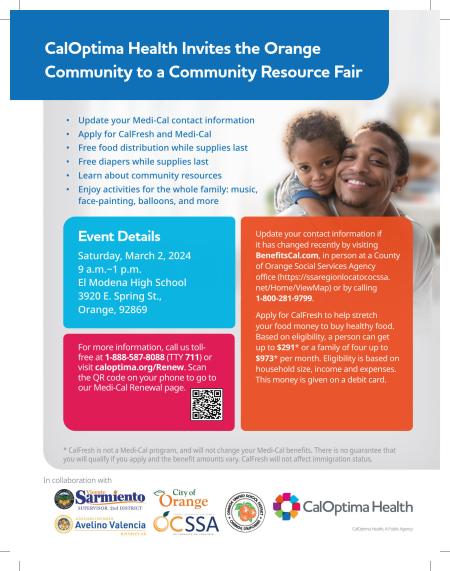 CalOptima Community Resource Fair_Mar24_Updated Location