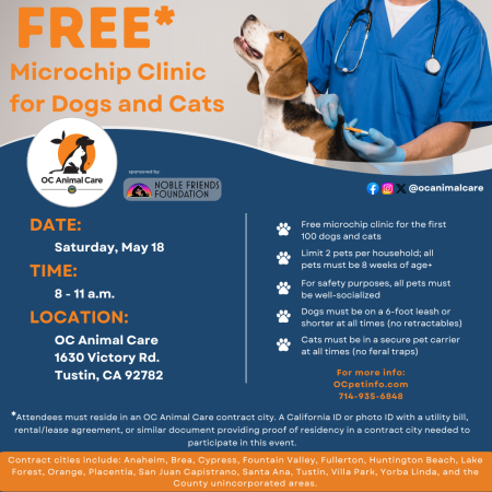 Free Microchip Clinic Flyer_5.18.24